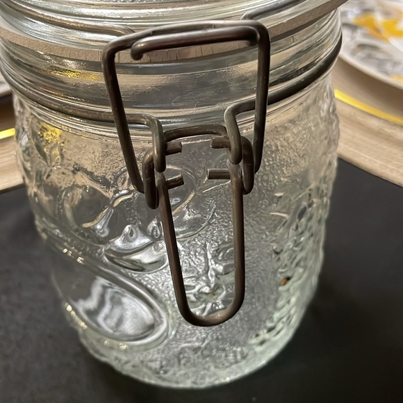 Vtg Wheaton Fruit Embossed Hinged Jar - Picture 3 of 7